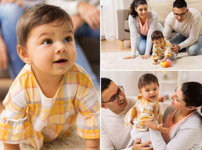 Asmaan & Shahmeer with baby