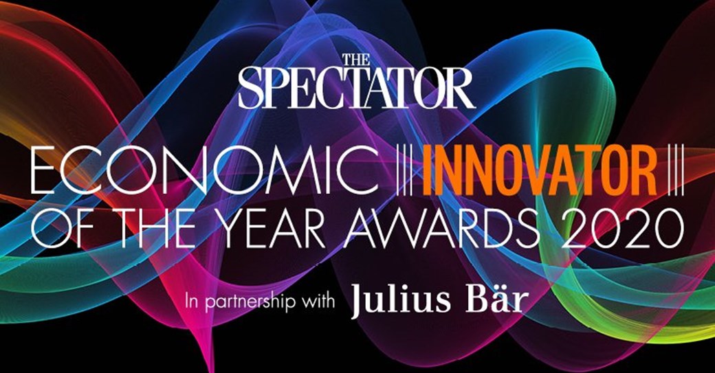 Economic Innovator of the Year at 2020 Spectator Awards