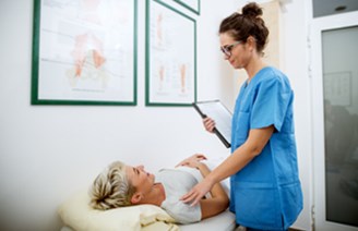 Patient Lying Down Nurse